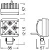 OSRAM LEDDL101-SP LEDriving&reg; CUBE MX85-SP Lumina de lucru