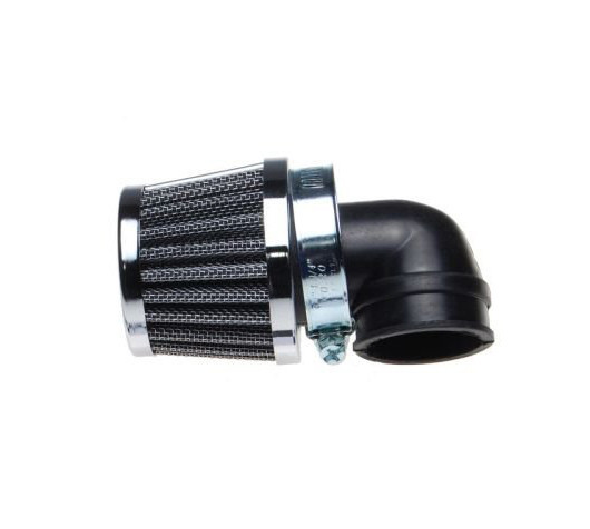 Filtru aer sport conic KM102M3, d.35mm, cot 90&#039;, cromat Cod Produs: MX_NEW AF11335