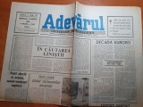 Ziarul adevarul 14 martie 1990