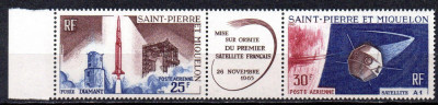 St. Pierre &amp;amp; Miquelon 1966, Cosmos, MNH foto