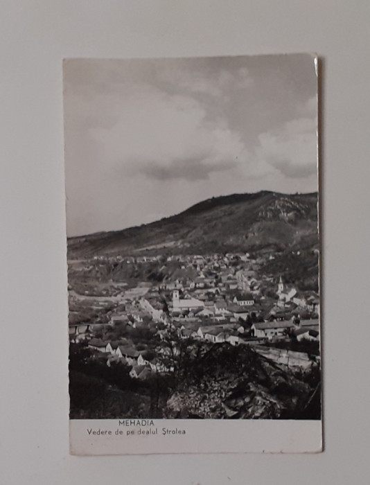 Carte Postala RPR - Mehadia Vedere De Pe Dealul Strolea Caras-Severin (Circulata