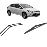 Cumpara ieftin Set 3 stergatoare FORD FOCUS III Hatchback Van 2011-2020, pentru parbriz si luneta, Bosch Twin-Aerotwin Multi