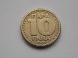 10 PARA 1994 IUGOSLAVIA, Europa