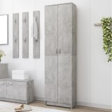 VidaXL Șifonier de hol, gri beton, 55x25x189 cm, lemn prelucrat