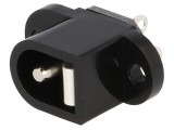 Conector Alimentare DC 5,5x2,5mm 1A 12V pentru Lipire, Lumberg