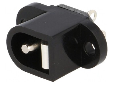 Conector Alimentare DC 5,5x2,5mm 1A 12V pentru Lipire foto