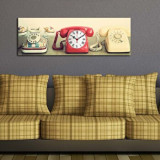 Tablou decorativ cu ceas Clockity, 248CTY1621, Multicolor