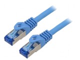 Cablul patch S/FTP 6a litat CCA LSZH albastru 2m 26AWG, Lanberg