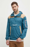 Columbia windbreaker TERREX Challenger culoarea turcoaz, de tranziție 1714291