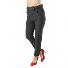 Pantaloni Dama Eleganti Negri Carol Premium foto