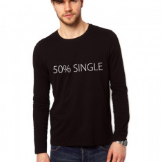 Bluza neagra, barbati, 50% Single - L