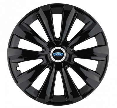 Set 4 Capace Roti, potrivite jantelor de R14, pentru Ford, model delta negru foto
