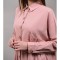 ROCHIE LUNGA STIL CAMASA OVERSIZE LUMINAREZZO TALIE UNICA Rose