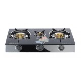Aragaz Plita pe Gaz cu 3 Ochi, Sticla Termorezistenta, Design Profesional, Campion CMP1655 - CMP1655