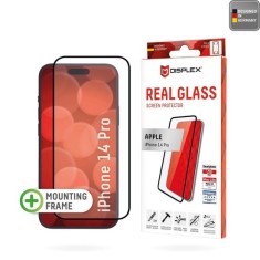 Folie pentru iPhone 14 Pro - Displex Real Glass Full Cover - Black foto