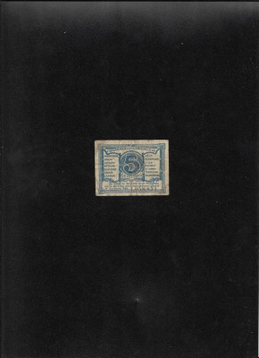 Rar! Franta Pas de Calais 5 centimes 1921(25) seria4058831 foto