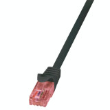 Cumpara ieftin PATCH CORD UTP LOGILINK Cat6 1 m negru &amp;quot;CQ2033U&amp;quot;