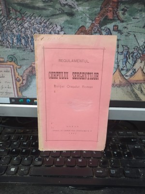 Regulamentul Corpului Sergenților Poliției Orașului Roman, Tipografia Leon Friedmann, Roman 1902, 054 foto
