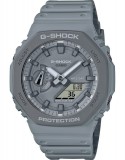 Cumpara ieftin Ceas Barbatesc Casio G-Shock GA-2110ET-8A, Classic, Hibrid, 45mm, Rasina, Curea Rasina, Rezistent Apa 20ATM