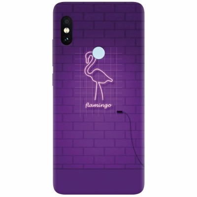Husa silicon pentru Xiaomi Mi 8, Light Flamingo foto