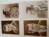 grup 4 vederi infatisand pe marele actor RUDOLPH VALENTINO , anii 1930-1940
