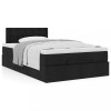 Gossi cadru de pat otoman cu saltea tesatura neagra 120x200cm