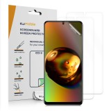 Set 3 folii de protectie Kwmobile pentru Xiaomi Redmi Note 11 Pro/Redmi Note 11 Pro 5G, Fata, Polimer, 57944.2