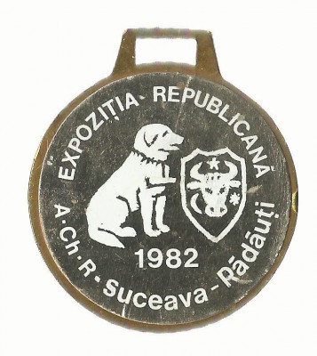 AMS* - MEDALIA EXPOZITIA REPUBLICANA A.CH.R. SUCEAVA-RADAUTI 1982 foto