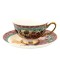 Set doua cesti din portelan cu motive florale 6CE1478