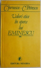 Valori etice in opera lui Eminescu &ndash; C. Jornescu, C. Petrescu