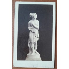 Fotografie tip CDV, sculptura