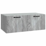 vidaXL Oglindă TV montată pe perete Sonoma gri 78,5 x 41 x 30 cm 898691