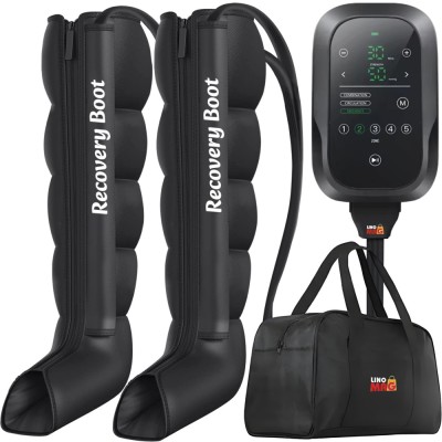 Aparat masaj pentru picioare profesional cu compresie de aer, Linomag&amp;reg;, Drenaj limfatic, Presopunctura, Refacere musculara, Masaj circulator, Masaj re foto