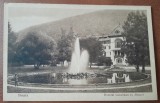 Carte postala, Sinaia, Hotelul Caraiman cu Abuzul, 1935