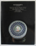 SOTHEBY &#039;S , NEW YORK , FABERGE , RUSSIAN WORKS OF ART AND OBJECTS OF VERTU , CATALOG DE LICITATIE , 1994