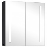 Cumpara ieftin Dulap de baie cu oglinda si LED, 62x14x60 cm