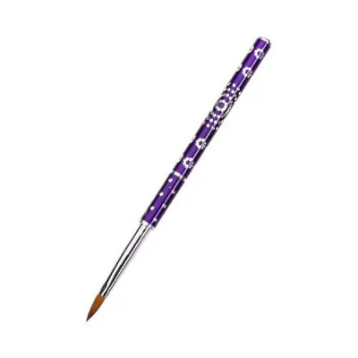Pensulă pentru acril - violet, nr.6 foto