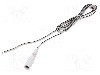 Cablu alimentare DC, cabluri, DC 5,5/2,5 soclu, alb, 1,5m, WEST POL - S25-TT-T035-150WH
