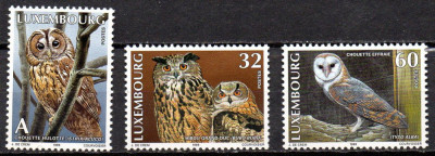 LUXEMBURG 1999, Fauna, Pasari, serie neuzata, MNH foto