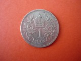 1 KORONA COROANA 1901 ARGINT *****