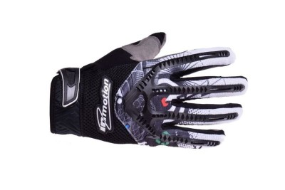 Manusi enduro textil Range, culoare negru/alb, marime L Cod Produs: MX_NEW AC391135 foto