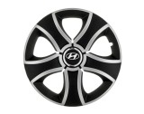 Cumpara ieftin Set 4 capace roti Bis Gri-Negru R14 pentru gama auto Hyundai, Autohelix MSA