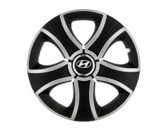 Set 4 capace roti Bis Gri-Negru R14 pentru gama auto Hyundai