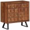 vidaXL Dulap cu sertar maro miere 70x35x70 cm lemn masiv de salc&acirc;m 358185