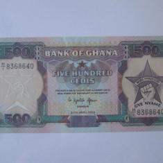 Ghana 500 Cedis 1989 UNC