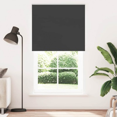 Jaluzea cu role opace negru 125x230 cm Lățime material 121,6 cm foto