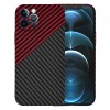 Husa pentru Apple iPhone 12 Pro Max, Techsuit, Carbonite FiberShell, Neagra Rosie