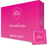 Prezervative profesionale, Love Match Stimolante, cu striatii si puncte in relief, 144 buc