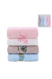 Set de 4 prosoape mici cu desene animate 25x25cm, prosoape colorate pentru față, moi și absorbante &ndash; multicolore