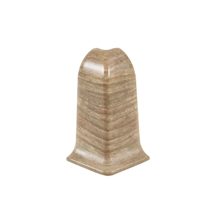 Colt exterior pentru plinta Vilo Flex 552, salcam, 55 x 22 mm, 2 buc/set
